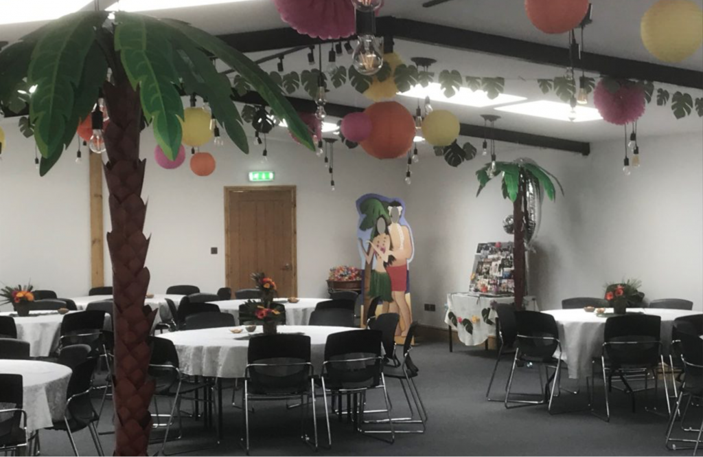 Events Room Decorated